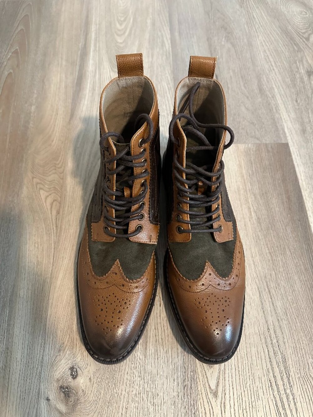 Stacy Adams Finnegan Wingtip Lace Boots - Men`s